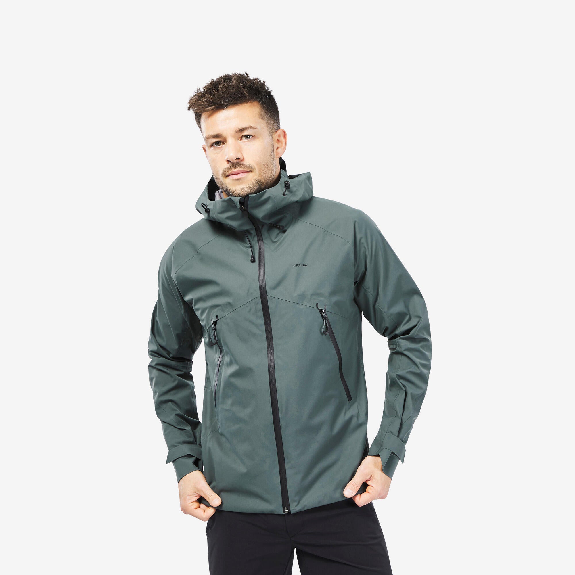 Quechua Men's MH500 Hiking Lightweight Waterproof Jacket